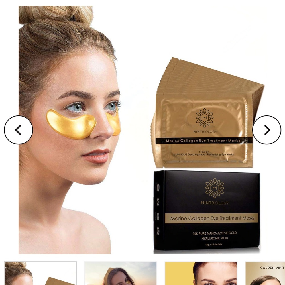 Mintbiology Collagen Eye Treatment Masks